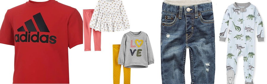 Select pieces of kids' clothing on sale for Amazon Prime Day 2022.