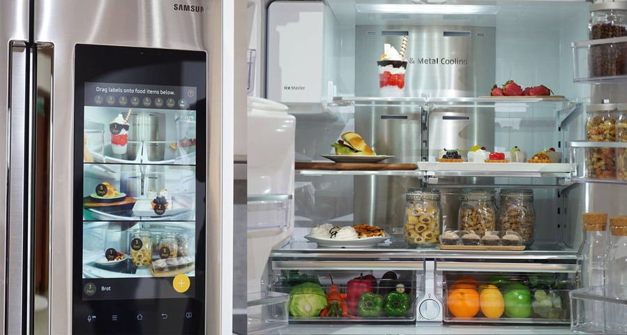 Inside Samsung's ultra-versatile Family Hub Refrigerator.