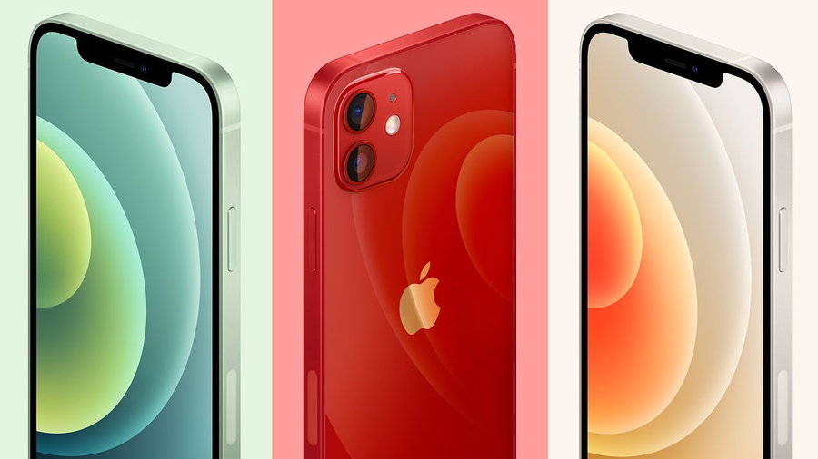 Close-ups of Apple's upcoming iPhone 12 line.  