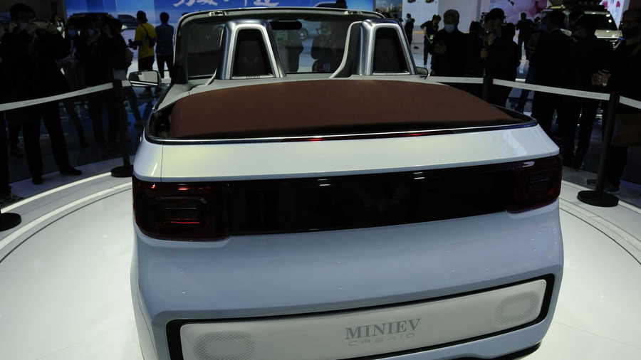 Hong Guang Mini EV Cabrio - Back View