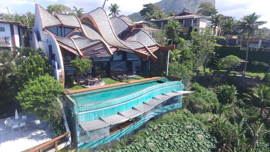 The Wave House also boasts a gorgeous glass infinity pool