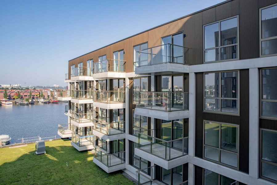 Luxurious apartment building featured in the Project Harbour Club design.