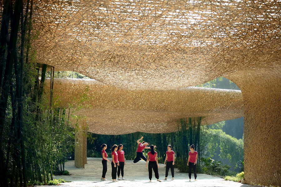 The new Bamboo Bamboo pavilion in Southern China leads visitors on an immersive journey to 