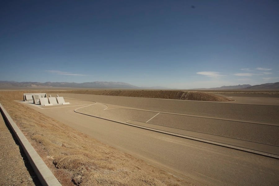 Zoomed out view gives a better idea of Michael Heizer's 