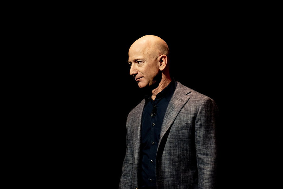 Amazon's billionaire CEO Jeff Bezos.