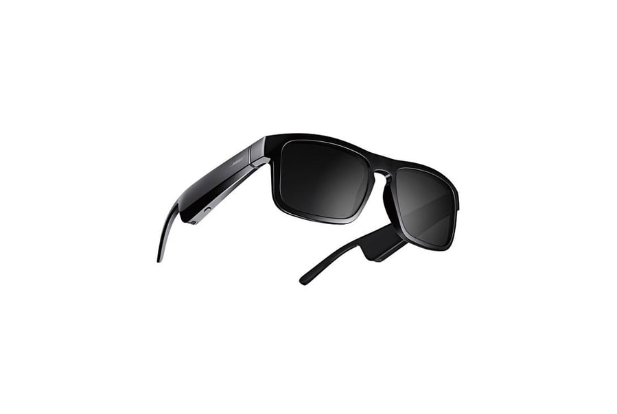 Bose Frames Tenor smart sunglasses with built-in Bluetooth speaker.