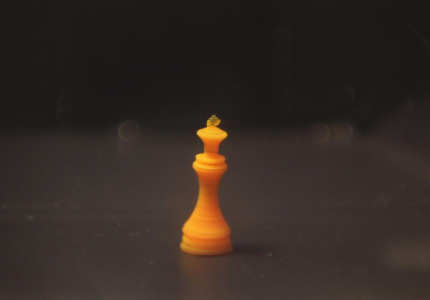 4D Printed Smart Gel Chess Piece, also developed by researchers at Rutgers.