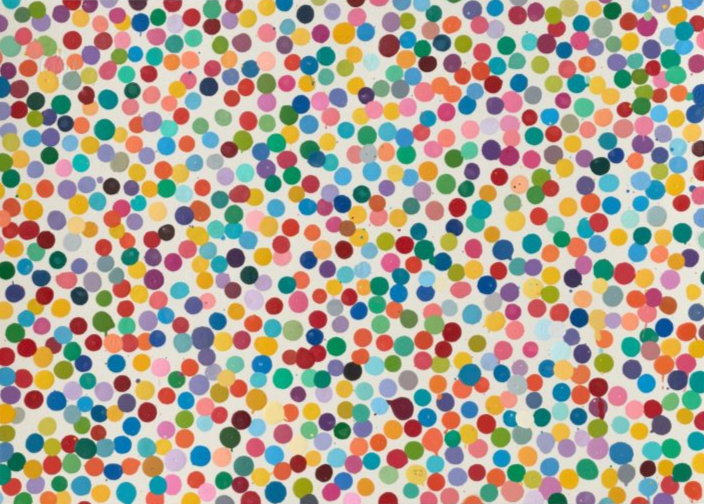 One of 10,000 artworks featured in artist Damien Hirst's 