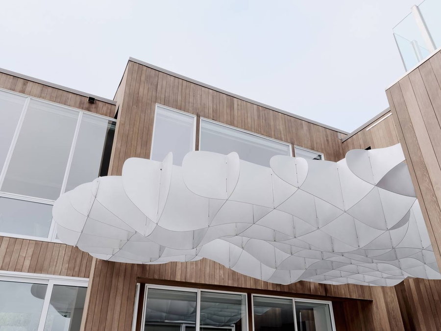 This cloud-like canopy on the 