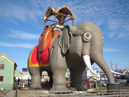 The Jersey Shore's iconic Lucy the Elephant landmark. 