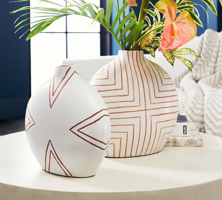 Stylish vases featured in Pottery Barn's new collaboration with the Black Artists + Designers Guild.