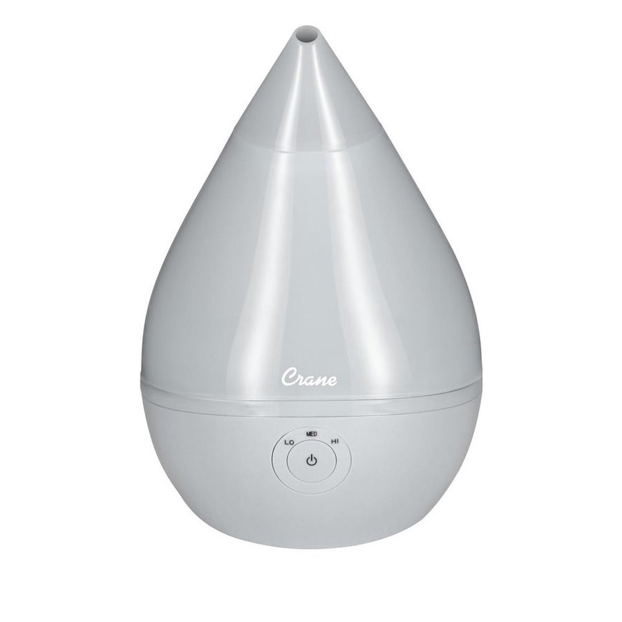 The simple, affordable Crane Drop Ultrasonic Cool Mist Humidifier.