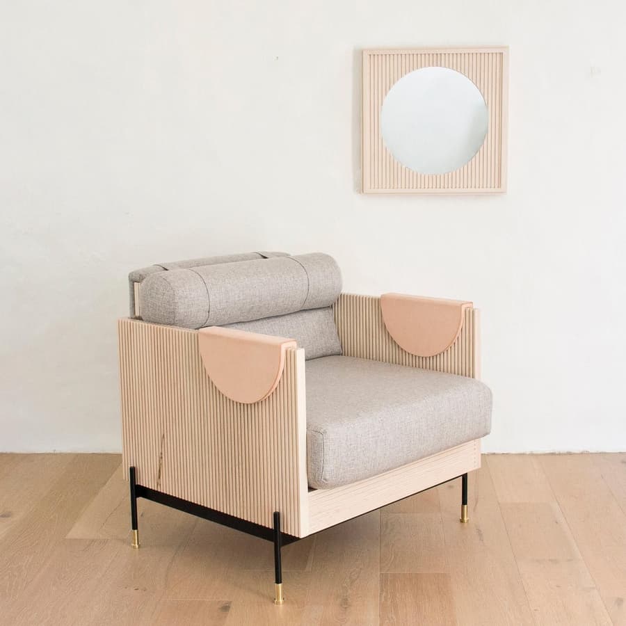 Etsy Design Awards Honorable Mention: Fluted Club Chair by Wren and Cooper