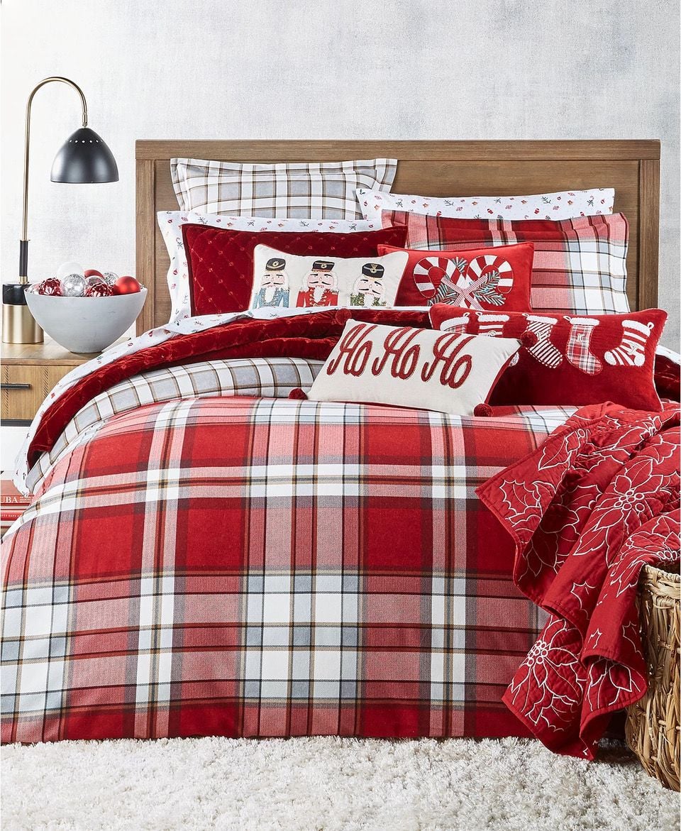 Seasonal bedding from the Martha Stewart collection, currently on sale at Macy's
