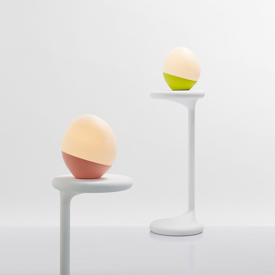 Round table lamps featured in Karim Rashid's new 