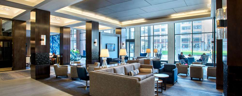 Boston Marriott Cambridge, lobby Boston Marriott Cambridge, lobby