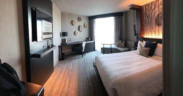 My beautiful home for the next 2 weeks! So excited to be in Portland for the first time! #brisfantasticvoyage #portland #portlandmarriottdowntownwaterfront #osrperks?? #purelyportland #marriottpdx