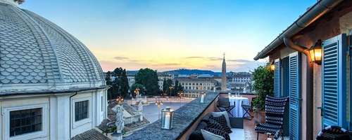 Eitch Borromini: Rome's Stunning Rooftop Restaurant 'La Grande Bellezza' -  An American in Rome