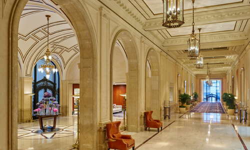 Palace Hotel Lobby and Promenade