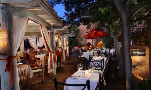 The tranquil, inviting Luminaria Restaurant & Patio offers guests a globally inspired menu and Southwestern charm.