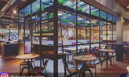Stayokay Amsterdam Vondelpark just renovated. This hostel has got 2-4-6 persons rooms all with private shower and toilet. #StayokayAmsterdamVondelpark #HostelAmsterdam #RenovatedHostel #RenovatedRestaurant #Glasshouse #BlackMetal #EfficientHotelPartner