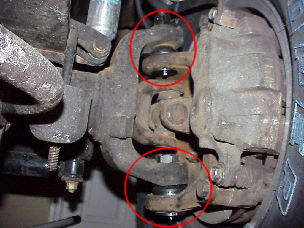 Changing ford ball joints