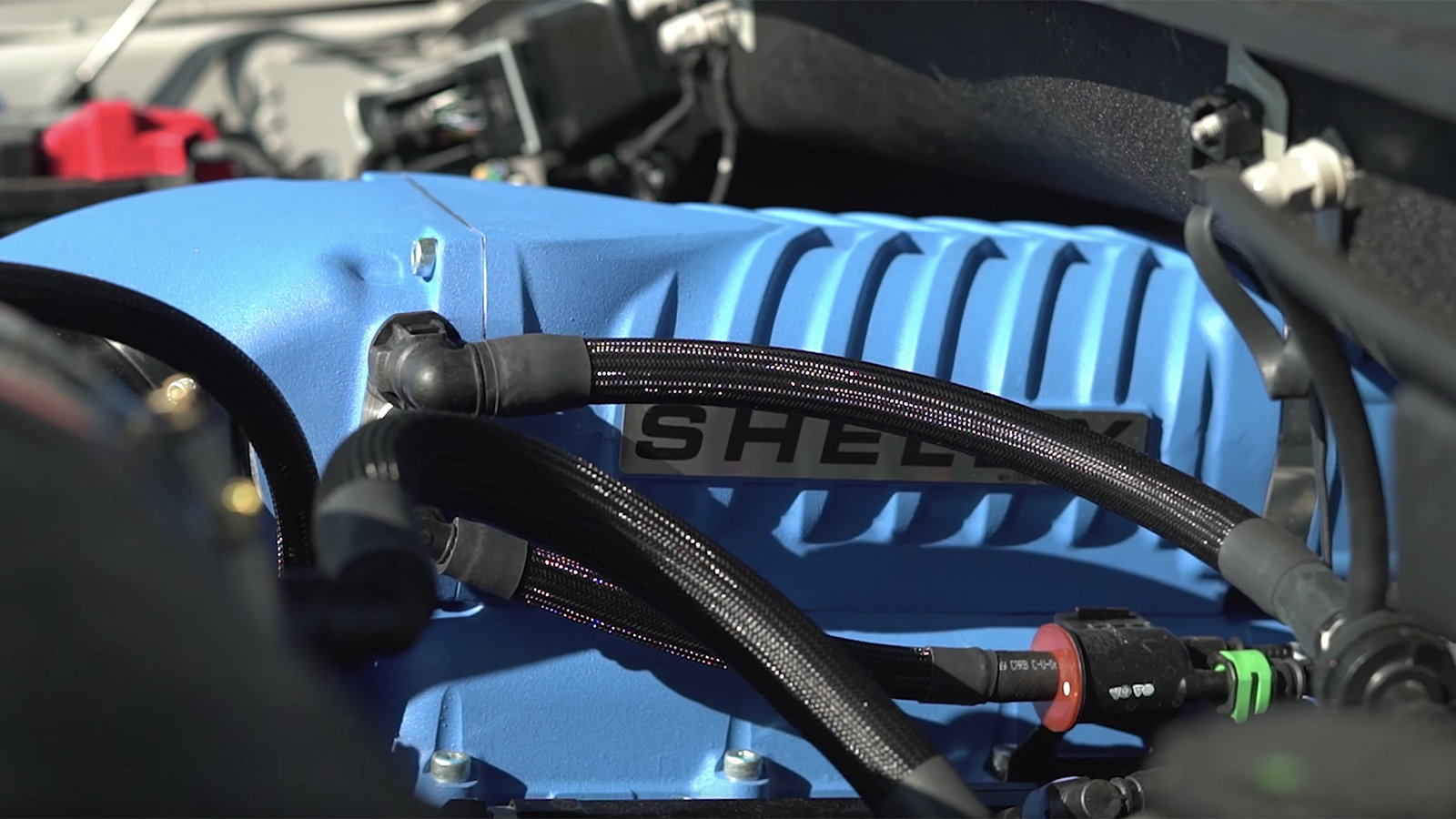 Supercharged Coyote 5.0-liter V8 engine