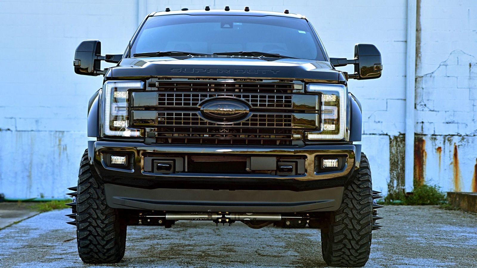 Lifted All Black Ford F 450 Looks Sinister Ford Trucks | Free Download ...