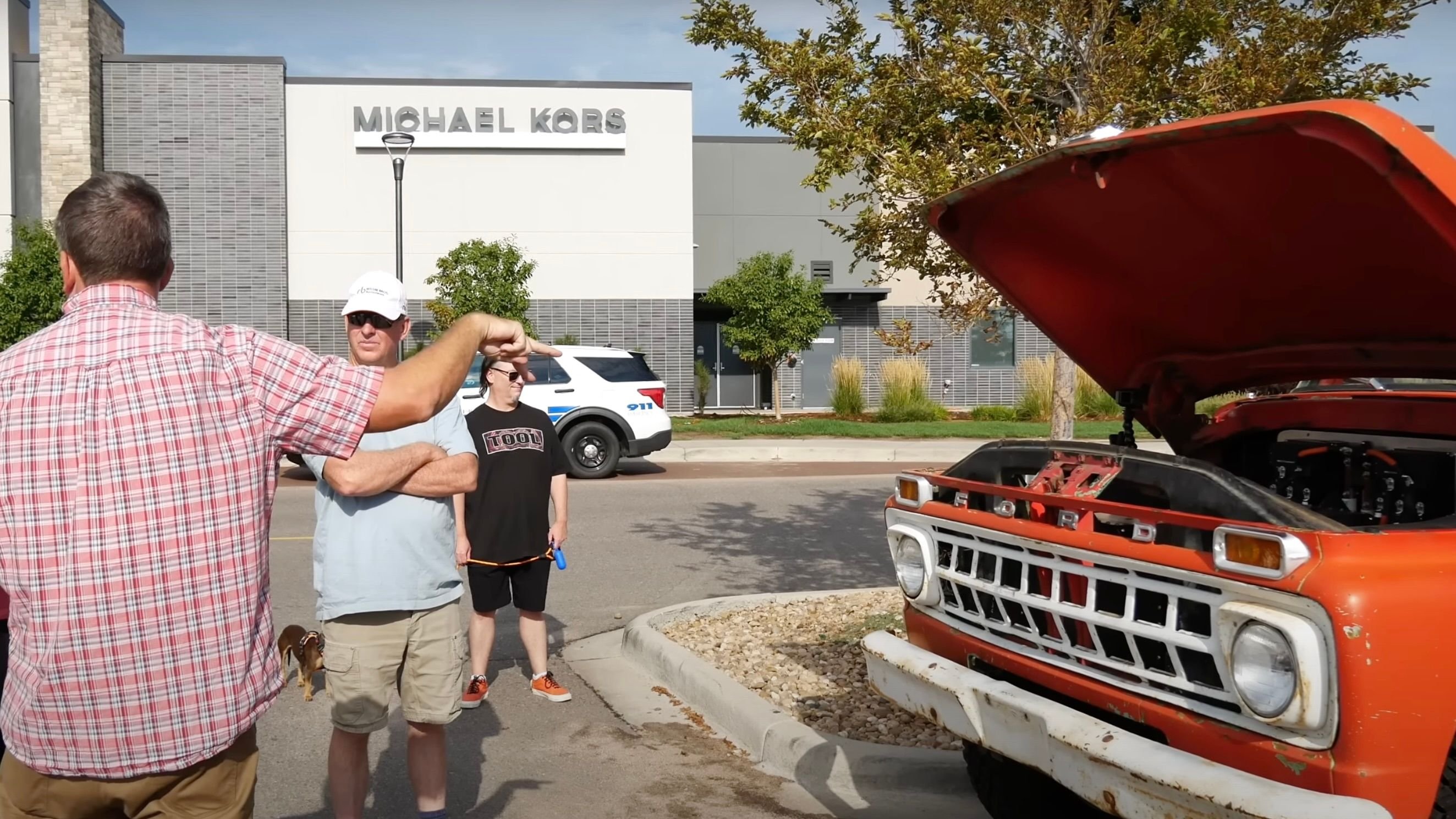 TeslaSwapped 1966 Ford F100 Conjures Up Controversy at Car Show