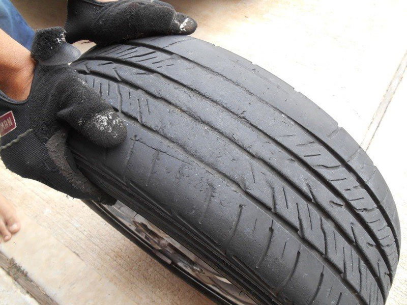 Tire with Flat Spot