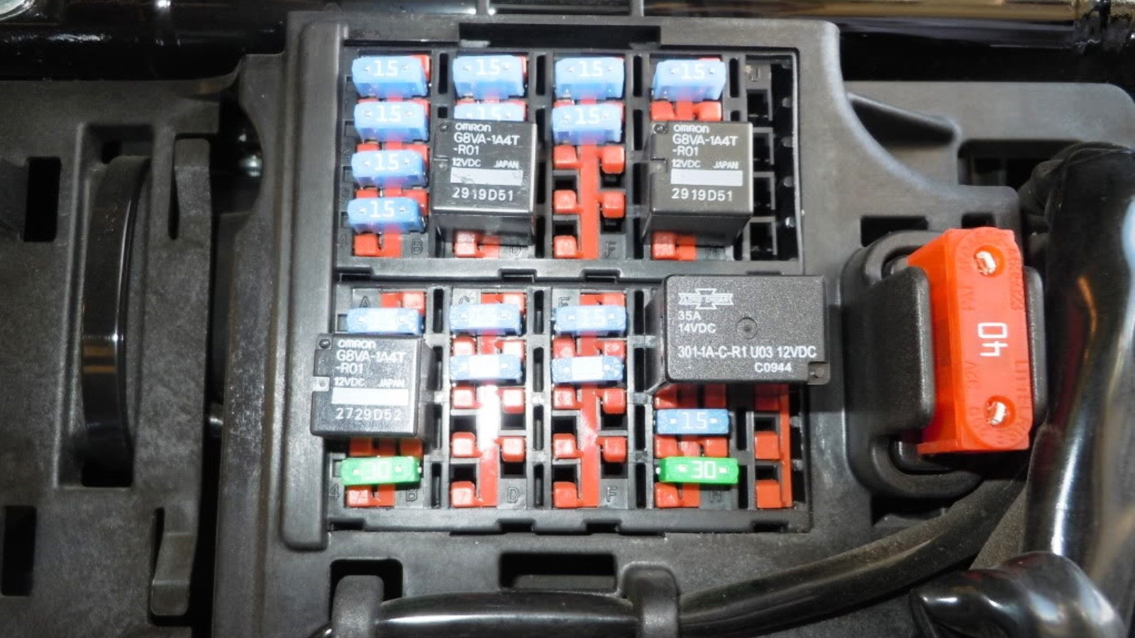 Typical Harley fuse box