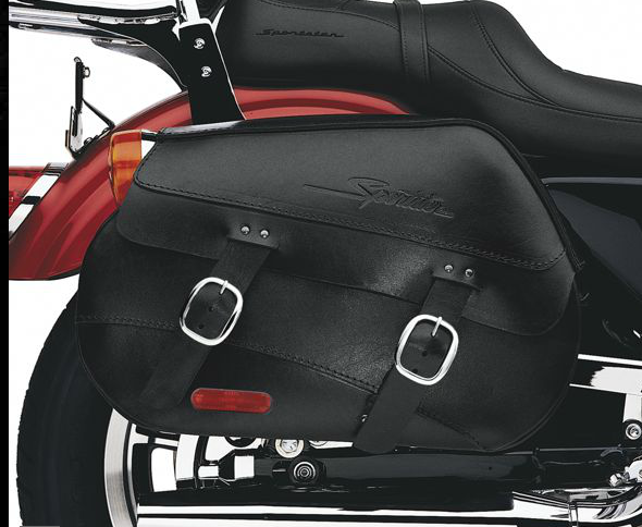 Deluxe leather saddlebag