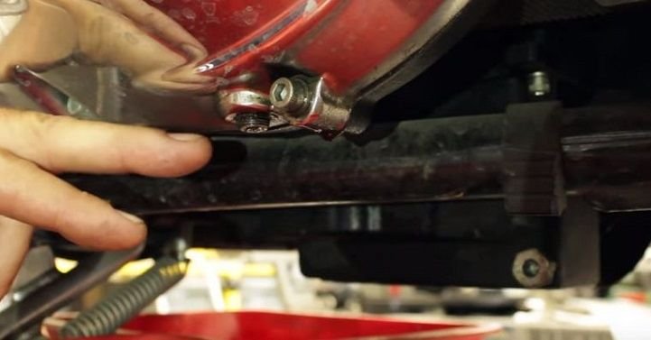 Remove the primary drain plug check the plug for excessive debris