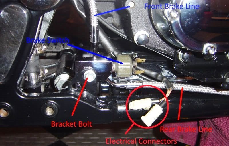 Rear brake switch