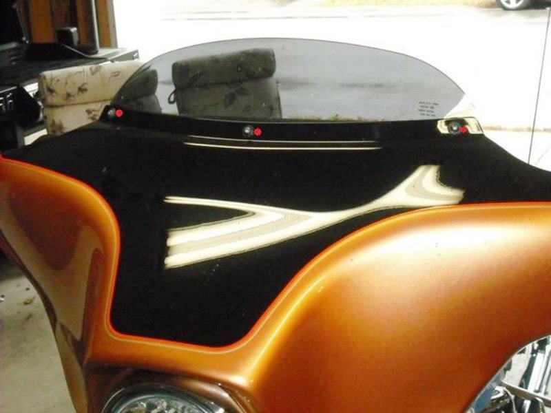 The classic Harley Batwing fairing