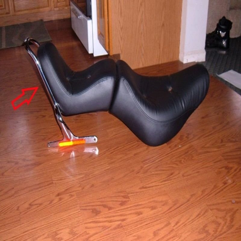 Harley Davidson Softail seat style with nuts