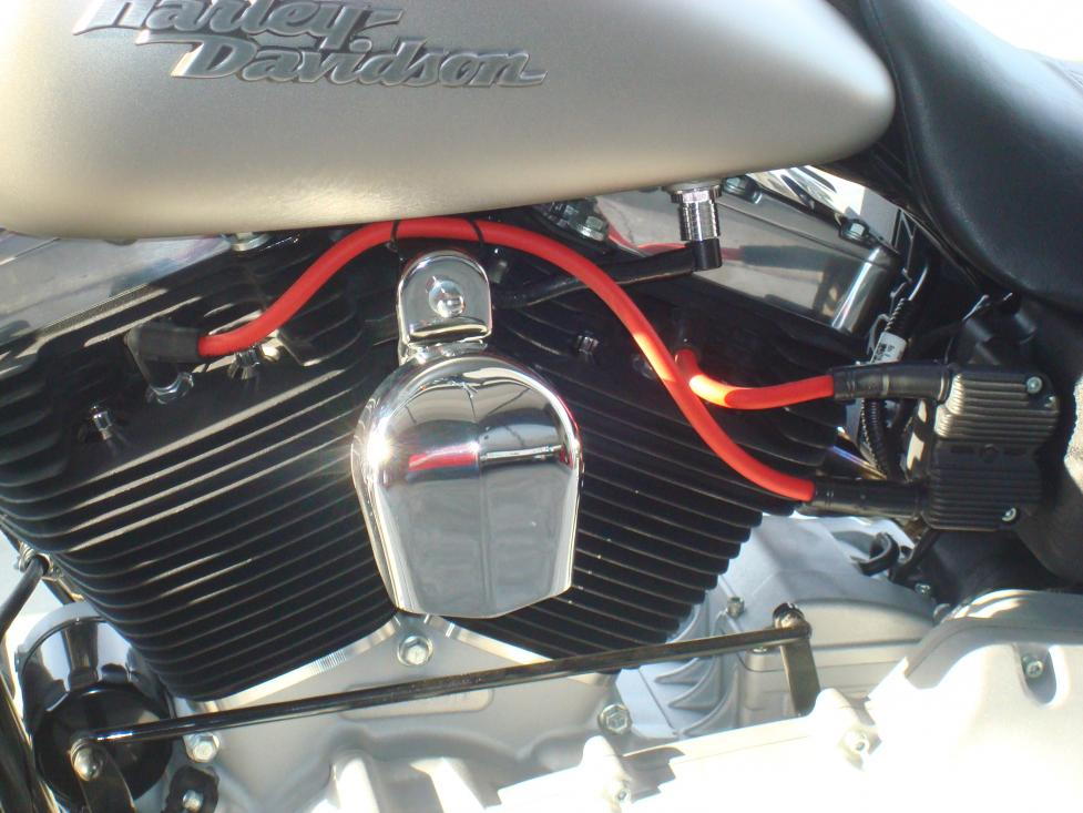 Dyna with aftermarket spark plugs and wires