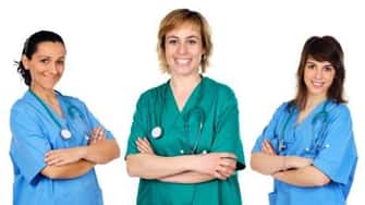 A group of three nurses.