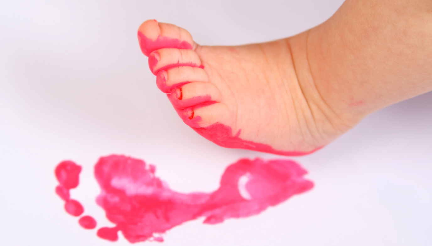 baby foot print