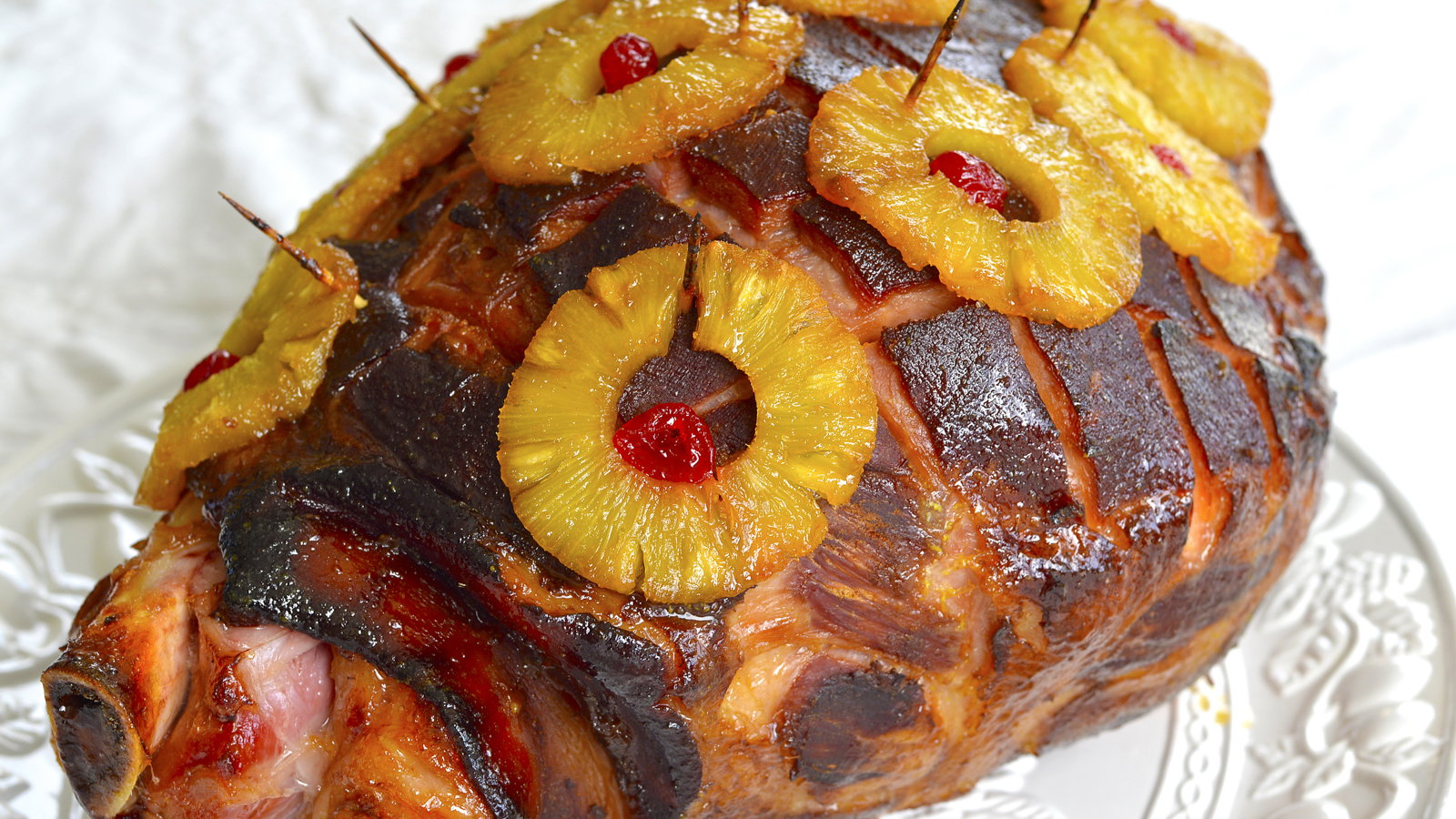 pineapple glazed ham