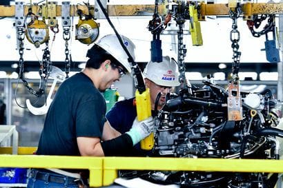 Toyota Motors Manufacturing Texas engine sub assembly