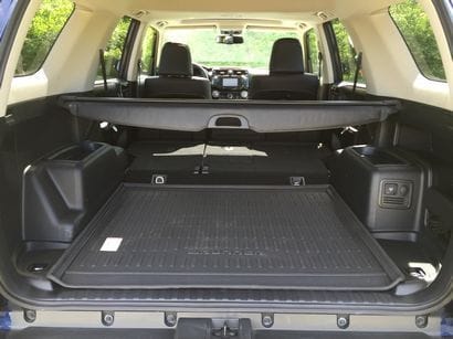 2016 Toyota 4Runner maximum cargo area