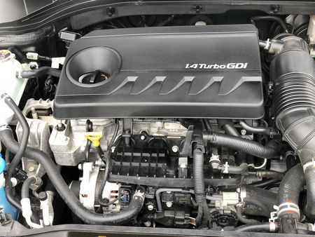 2018 Hyundai Elantra Eco turbocharged 1.4-liter four-cylinder engine