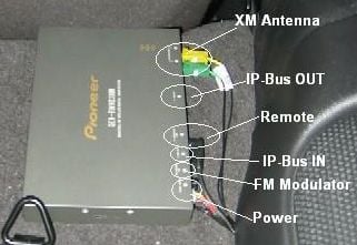 Adapting old unit for xm radio