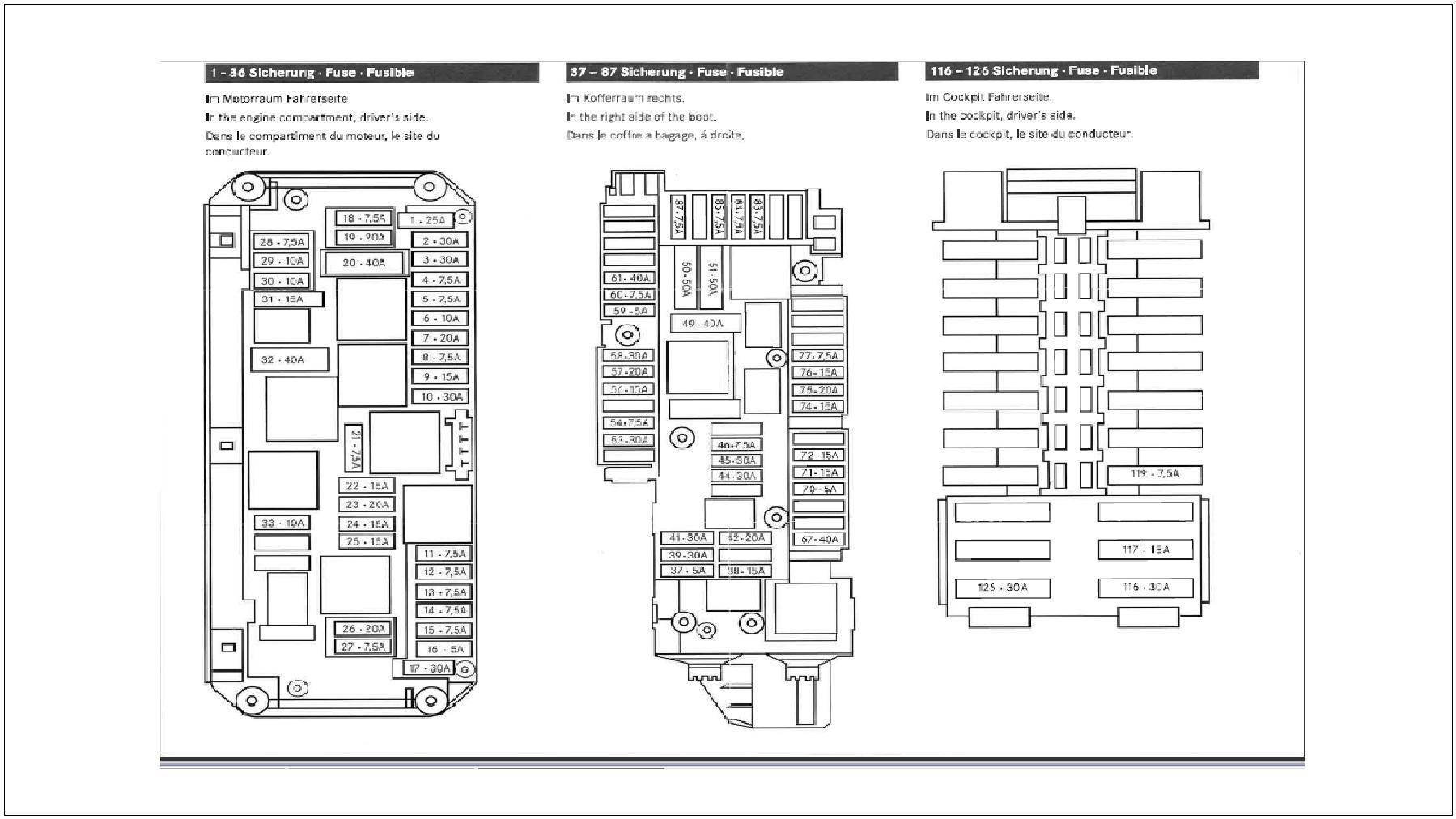 Sl500 Fuse Chart