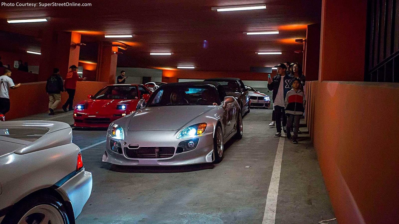 The DTLA Car Meet That Happened in a 10 Level Garage S2ki