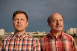 father and son recover from addiction in the family