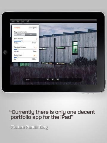 digital portfolio app for ipad