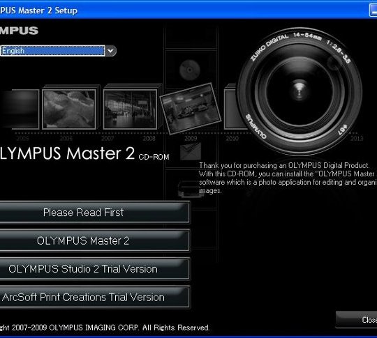 olympus master 2 software windows 8