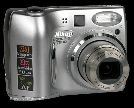 dash variable Italian Nikon Coolpix 7600 Review - Steve's Digicams
